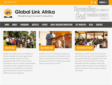 Tablet Screenshot of globalinkafrika.org